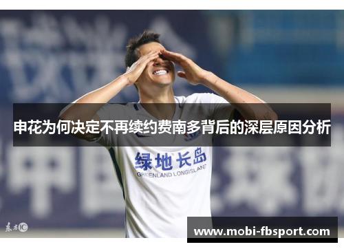 申花为何决定不再续约费南多背后的深层原因分析